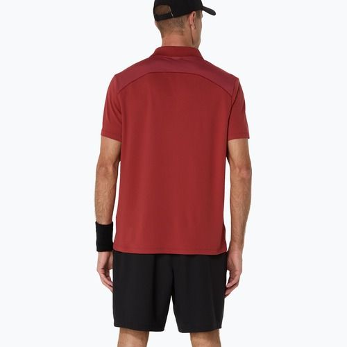 Pánske tričko ASICS Court Polo burnt red