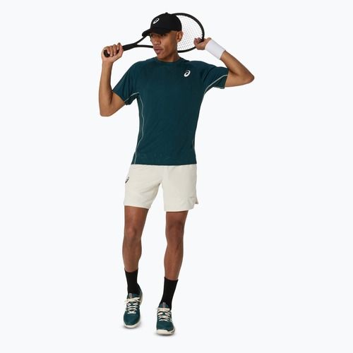 Pánske tenisové tričko ASICS Match Actibreeze Top saxon green