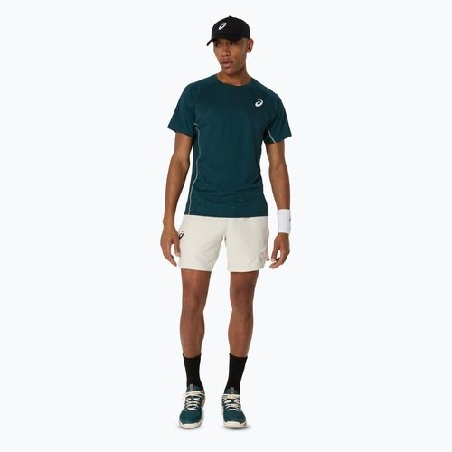 Pánske tenisové tričko ASICS Match Actibreeze Top saxon green