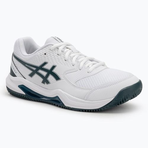 Pánske tenisové topánky ASICS Gel-Dedicate 8 Clay white/saxon green