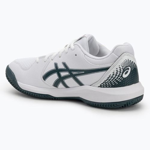 Pánske tenisové topánky ASICS Gel-Dedicate 8 Clay white/saxon green