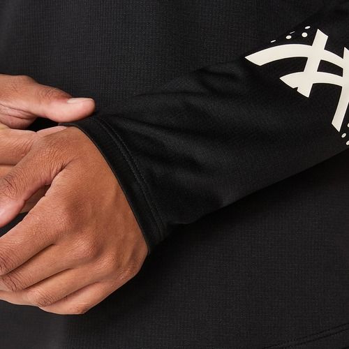 Dámske bežecké tričko Longsleeve ASICS Icon 1/2 Zip LS Top performanceblack