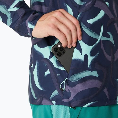 Pánska bežecká bunda ASICS Road Lite-Show Packable midnight