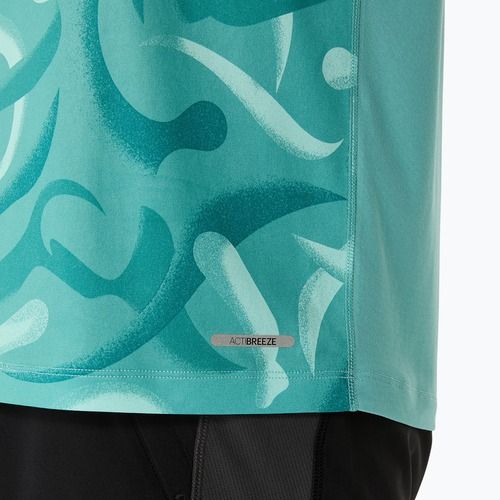 Pánske bežecké tričko ASICS Road Lite-Show light teal