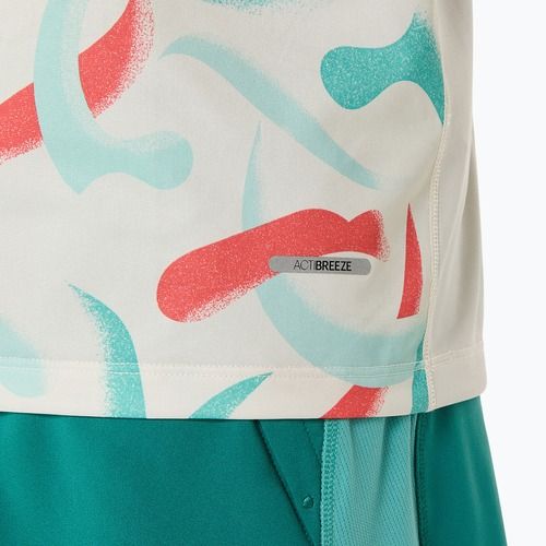 Pánske bežecké tielko tank top ASICS Road All Over Print Singlet birch