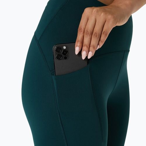 Dámske bežecké legíny ASICS High Waist Capri saxon green