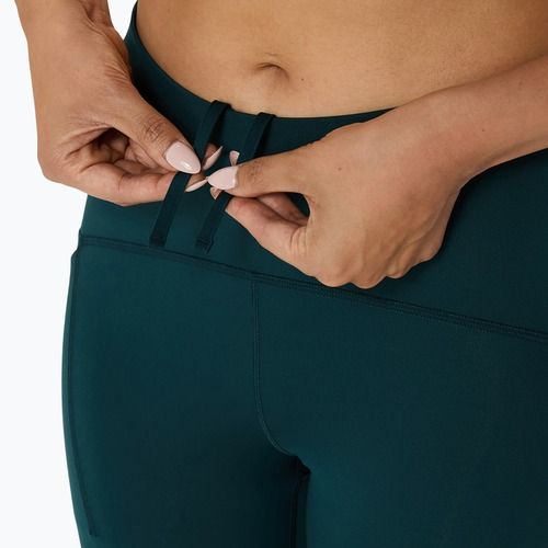 Dámske bežecké legíny ASICS High Waist Capri saxon green