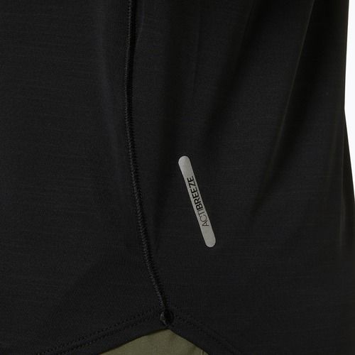 Dámske bežecké tričko ASICS Road V-Neck performanc black