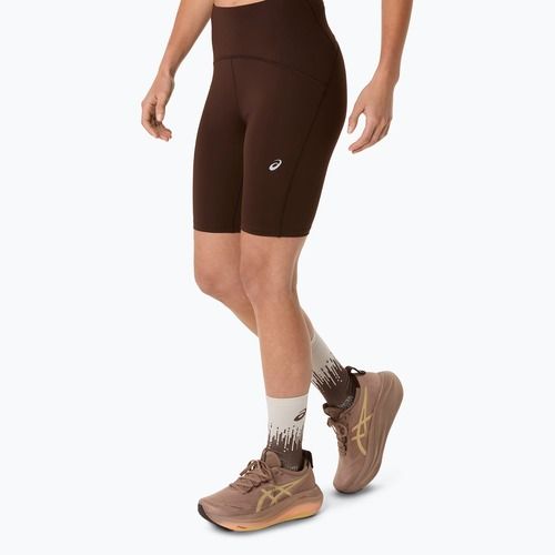 Dámske bežecké šortky ASICS Road High Waist 8IN Sprinter coffee