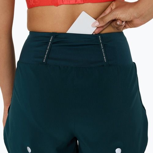 Dámske bežecké šortky ASICS Road 3.5IN saxon green