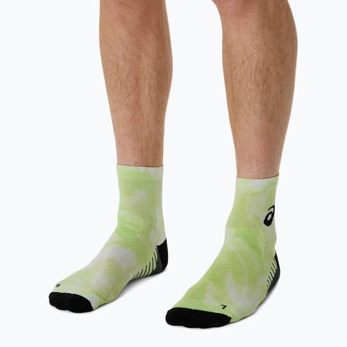 Ponožky ASICS Performance Run Quarter lime green