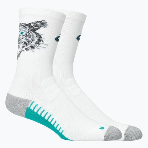 Ponožky ASICS Performance Run Crew brilant white/wave teal