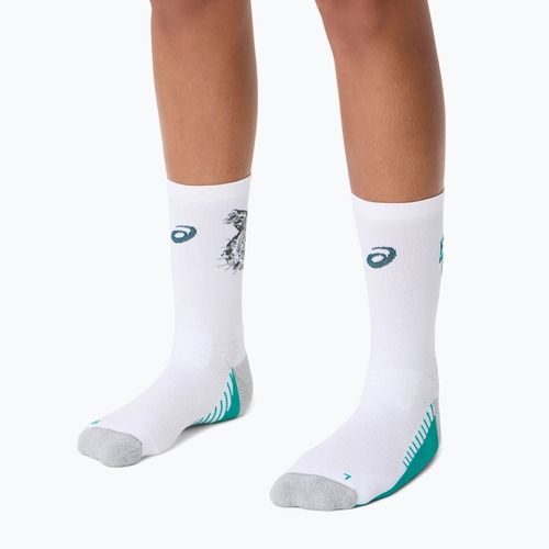 Ponožky ASICS Performance Run Crew brilant white/wave teal