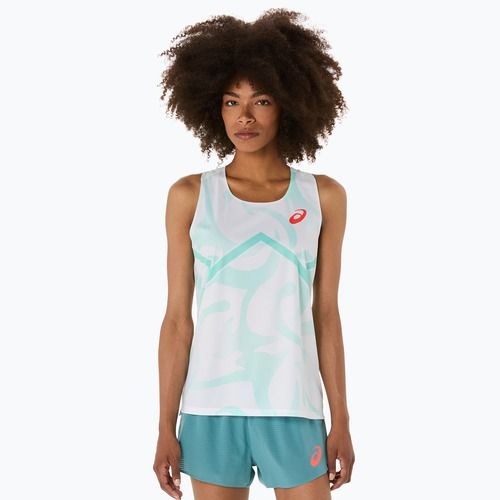 Dámske bežecké tričko ASICS Light Knit Singlet soothing sea