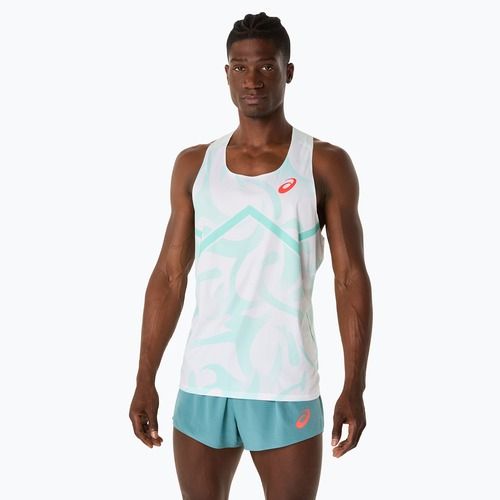 Pánske bežecké tričko ASICS Light Knit Singlet soothing sea