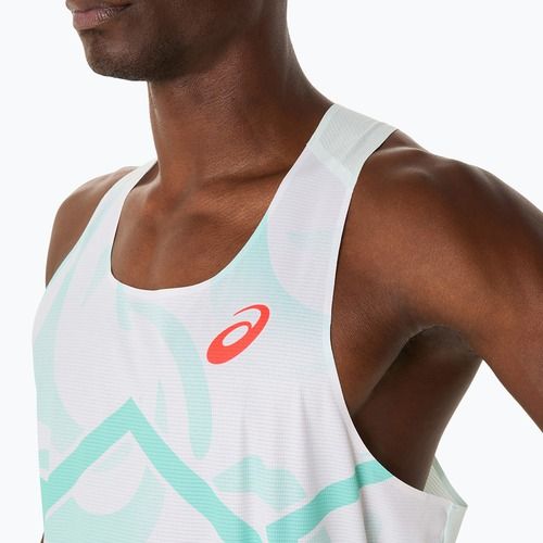 Pánske bežecké tričko ASICS Light Knit Singlet soothing sea