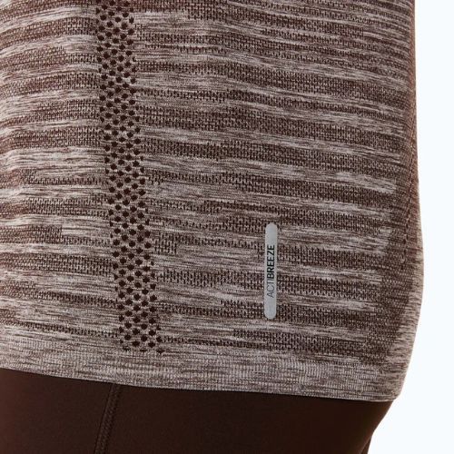Dámske bežecké tričko ASICS Seamless taupe grey/coffee