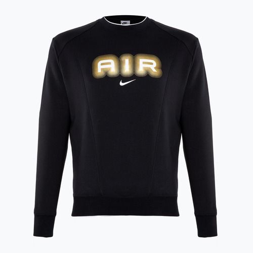 Pánska mikina Nike Sportstwear Air Crew-Neck black/metallic gold