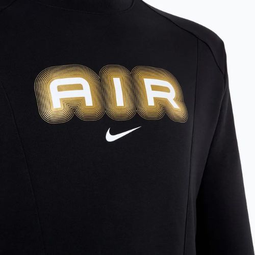 Pánska mikina Nike Sportstwear Air Crew-Neck black/metallic gold