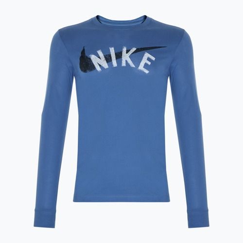 Pánske tričko Nike Dri-FIT Fitness Longsleeve aegean storm