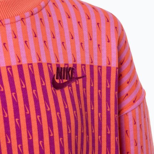 Detská mikina Nike Sportswear Club Fleece light wild mango/light wild mango/hot fuchsia
