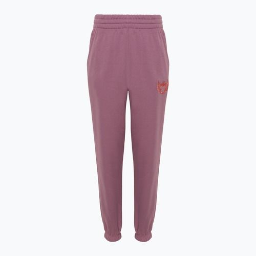 Detské nohavice Nike Sportswear Club Fleece slivka prach/svetlé divoké mango