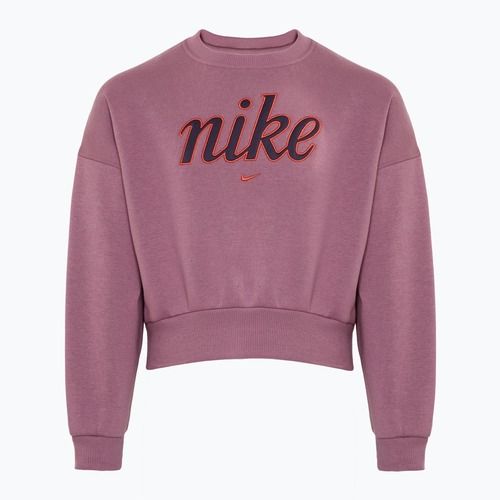 Detská mikina Nike Sportswear Club Fleece plum dust/light wild mango