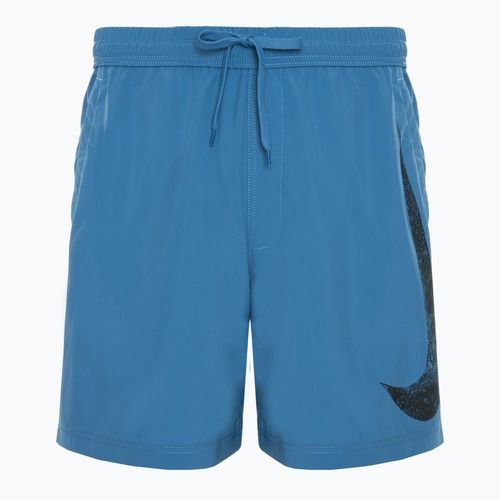 Pánske šortky Nike Form Swoosh Dri-Fit 7" aegean storm/black