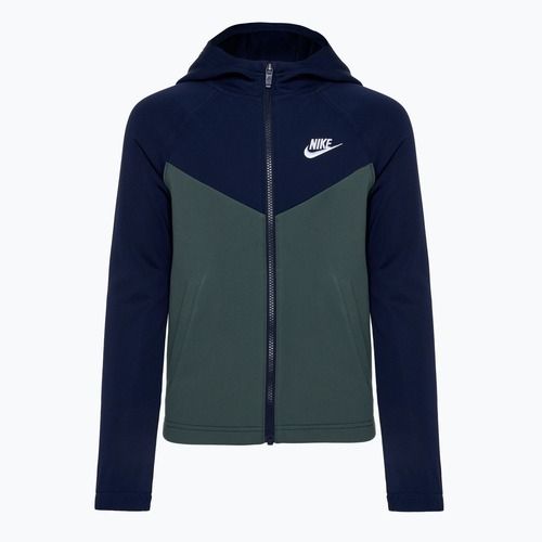Detská tepláková súprava Nike Sportswear obsidiánová/ vintage zelená/ obsidiánová/ biela