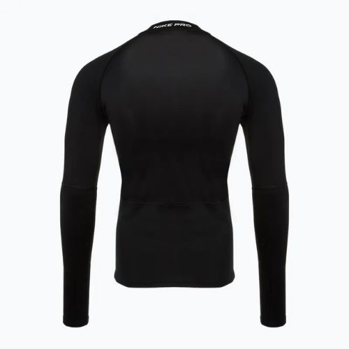 Pánske tričko Nike Pro Dri-Fit Warm black/white training longsleeve