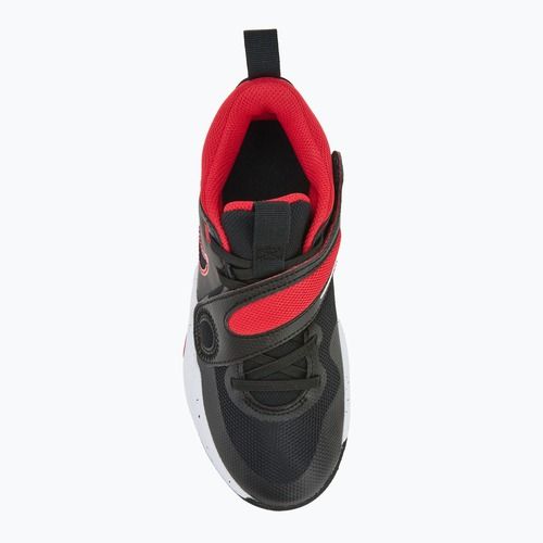 Detská basketbalová obuv Nike Team Hustle D11 black/white/university red