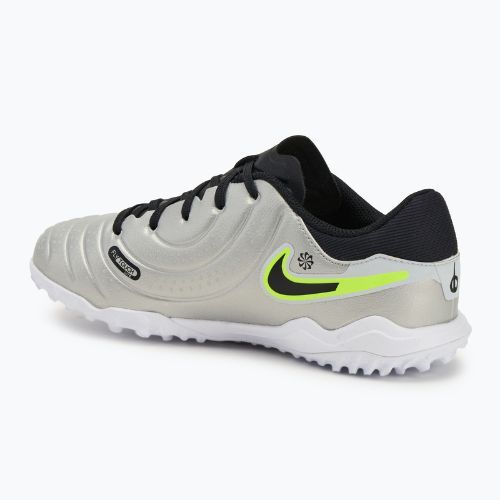Detské kopačky Nike Tiempo Legend 10 Academy TF metallic silver/volt/black