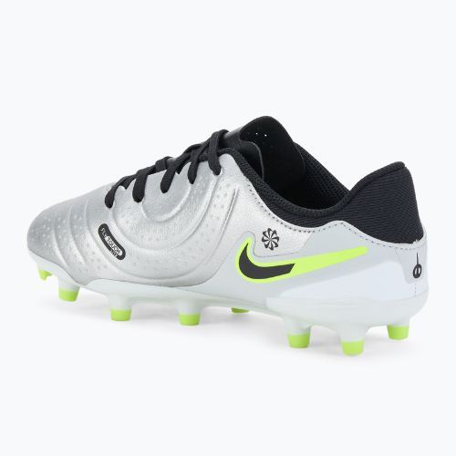 Detské kopačky Nike Tiempo Legend 10 Academy FG/MG metallic silver/volt/black