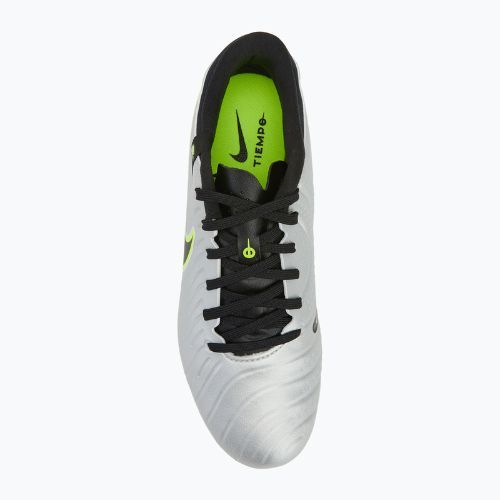 Pánske kopačky Nike Tiempo Legend 10 Academy FG/MG metallic silver/volt/black