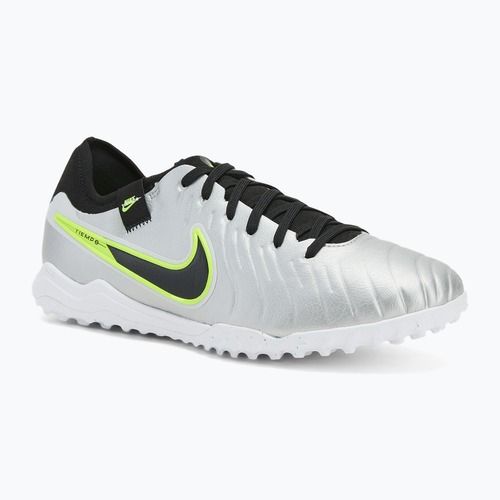 Pánske kopačky Nike Tiempo Legend 10 Pro TF metallic silver/volt/black