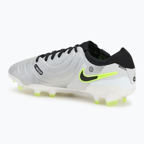 Pánske kopačky Nike Tiempo Legend 10 Pro FG metallic silver/volt/black