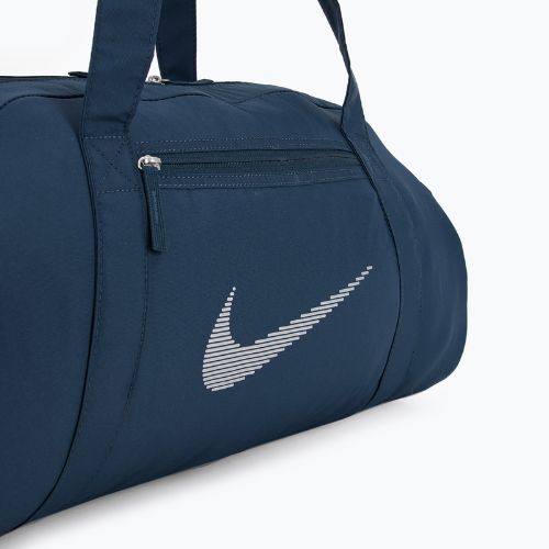 Dámska tréningová taška Nike Gym Club 24 l armory navy/ armory navy/ metallic silver