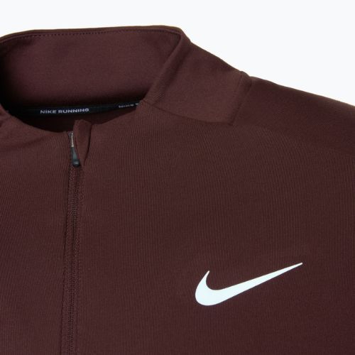 Pánske bežecké tričko s dlhým rukávom Nike Dri-FIT Element 1/2-Zip burgundy crush