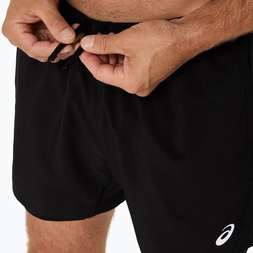 Pánske bežecké kraťasy ASICS Core 2N1 5IN performance black/performance black