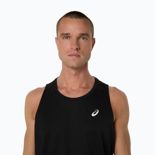 Pánske bežecké tielko tank top ASICS Core Singlet performance black