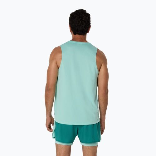 Pánske bežecké tielko tank top ASICS Core Singlet oasis green