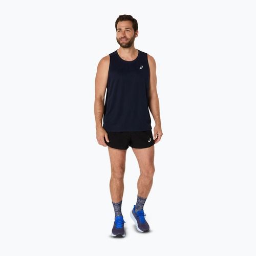 Pánske bežecké tielko tank top ASICS Core Singlet midnight
