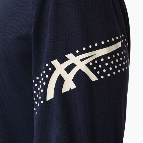 Pánske bežecké tričko Longsleeve ASICS Icon LS 1/2 Zip midnight