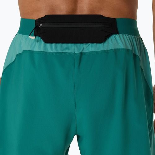 Pánske bežecké šortky ASICS Road 2N1 5IN rainy lake/light teal