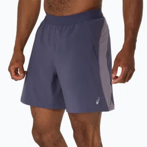 Pánske bežecké šortky ASICS Road 7IN indigo fog/lavender grey
