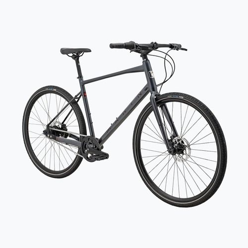 Mestský bicykel Marin Presidio 2 700C lesklý charcoal/čierna/čierna červená