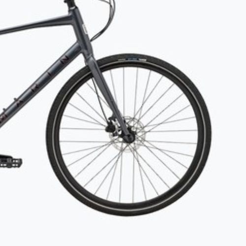 Mestský bicykel Marin Presidio 2 700C lesklý charcoal/čierna/čierna červená