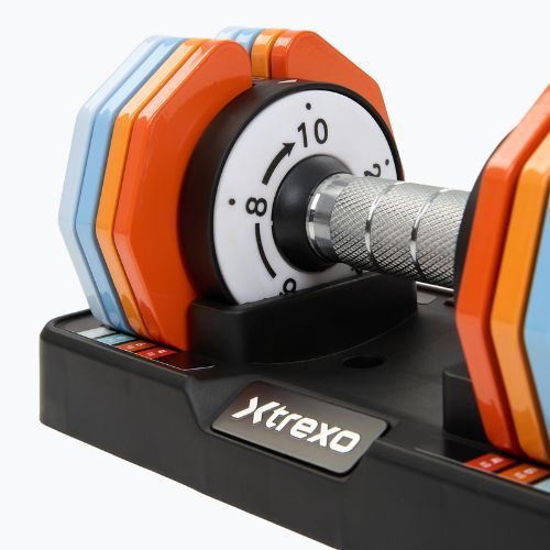 Nastaviteľná sada činiek XTREXO 2 x 10 kg viacfarebná