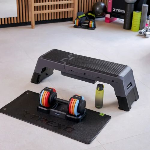 Nastaviteľná činka TREXO 25 kg viacfarebná