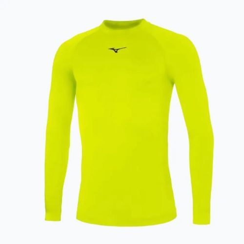 Pánske bežecké tričko Longsleeve Mizuno Uni Core yellow/ navy